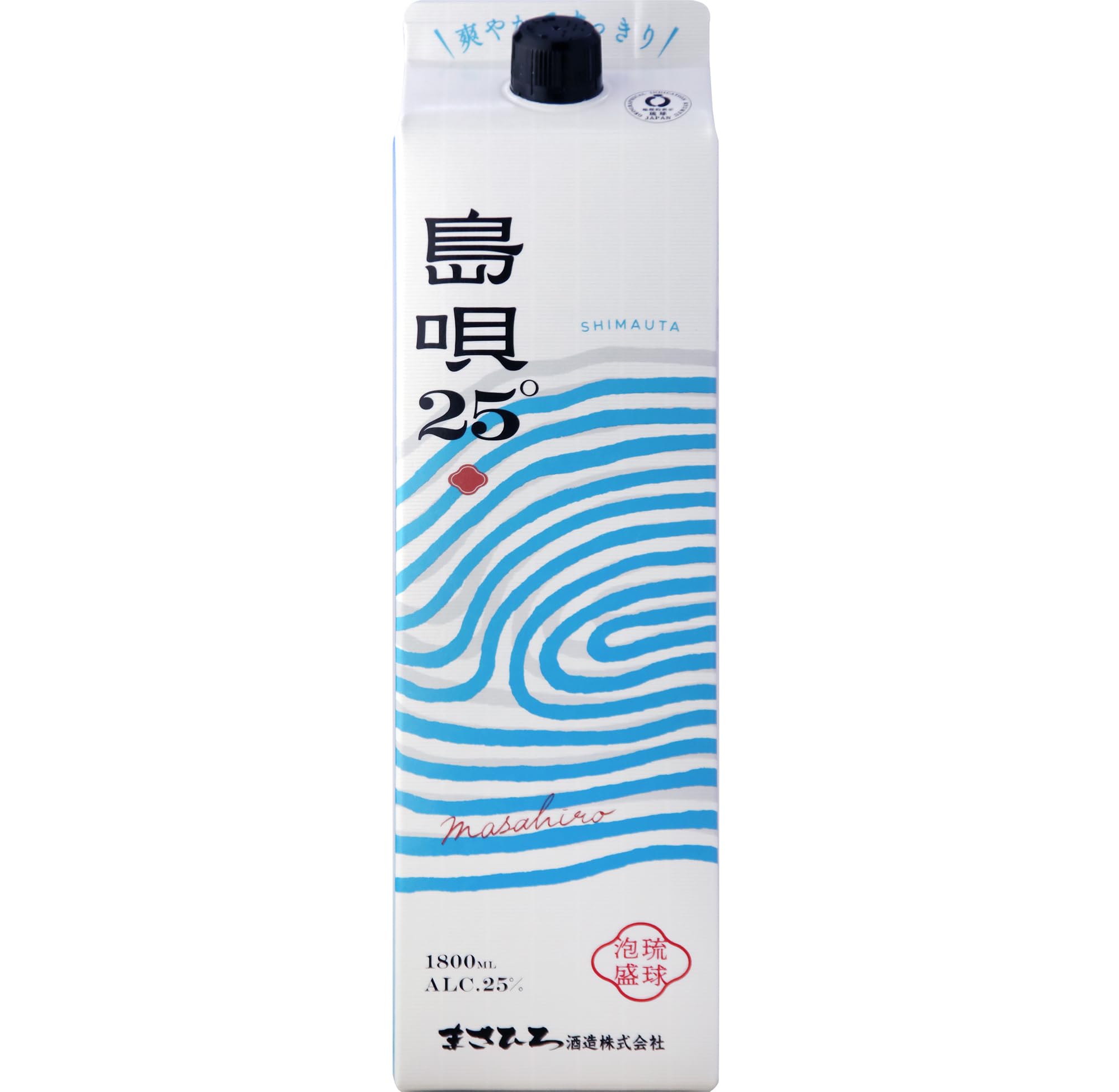 泡盛 島唄 25° 1800ml 6本セット ★激安価格★ 送料込み Amazon.co.jp: まさひろ酒造 泡盛 島唄 25度 1.8L パック 1800ml